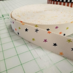 Starry Polyester Webbing: 1.5 Inch Bag Straps - By The Yard