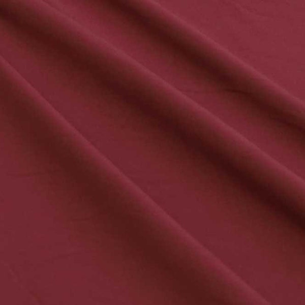 Fashion Marsala Rayon Challis Solid Woven-Sold by the yard