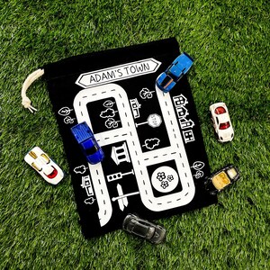 Nombre personalizado Town Children's On the Go Toy Bag - Bolsa de actividades, Bolsa de viaje
