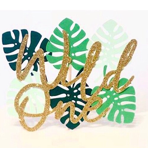 PRINTABLE Jungle One Cake Topper Jungle First Birthday Jungle - Etsy