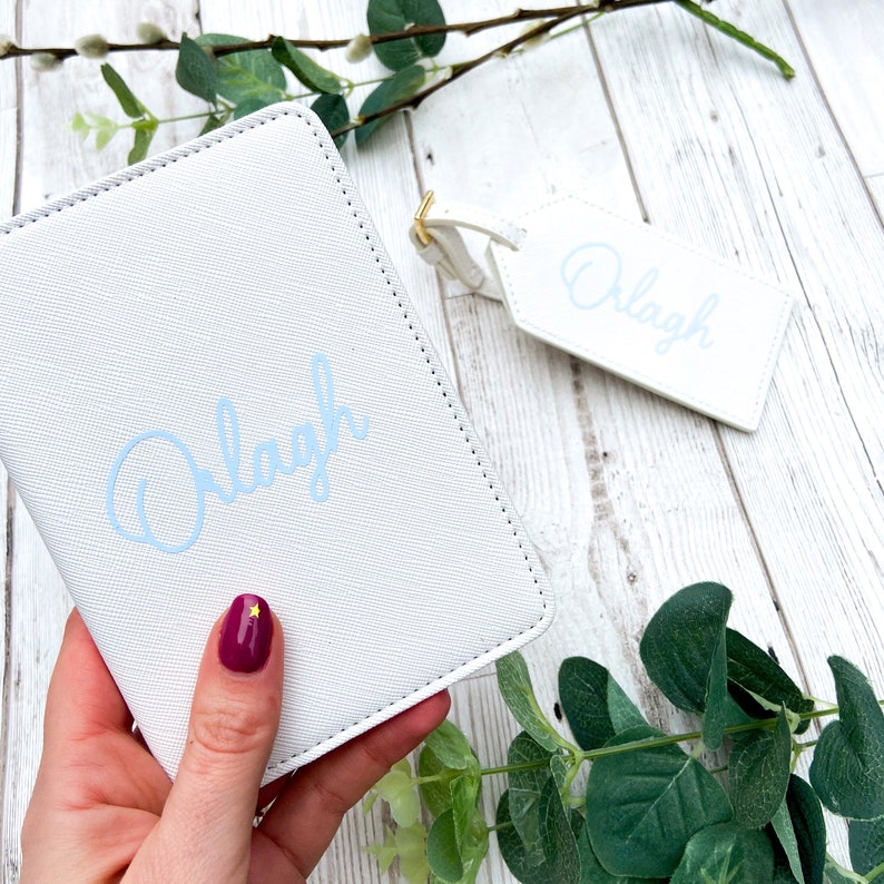 Personalised Name Passport Cover and Luggage Tag Gift for Etsy