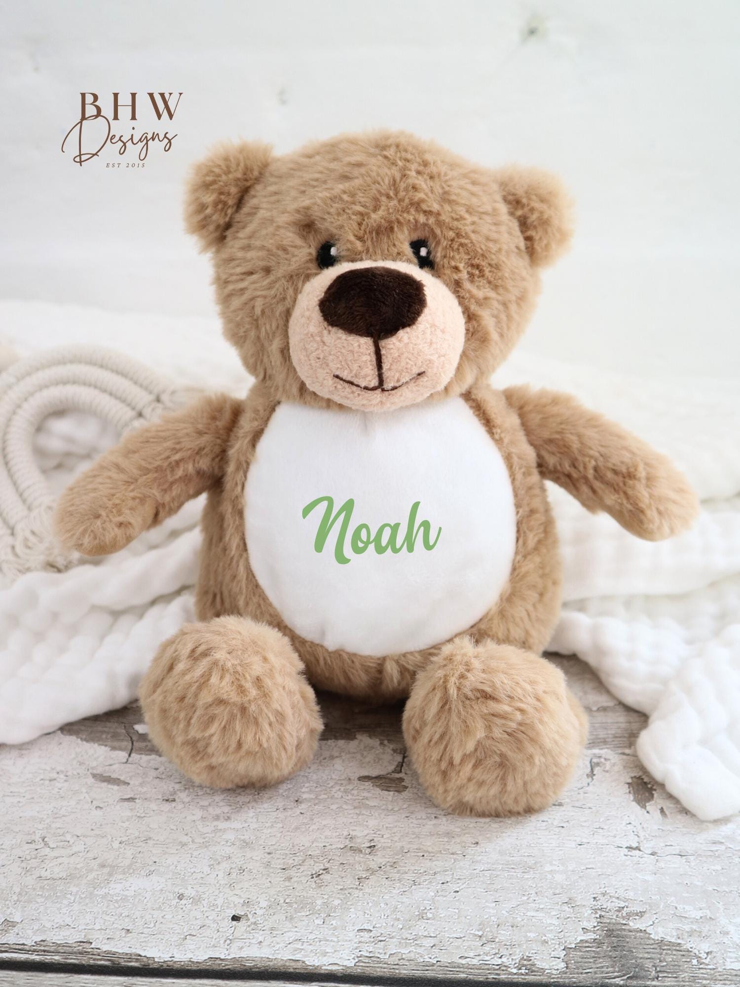 Orsetto Tedesco In Scatola - Mini Orsacchiotto Fatto A Mano In Peluche, My Little Worry Bear, Porta Fortuna Tascabile Con Biglietto Ispiratore Per Bambini E Adulti