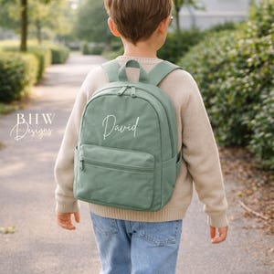 Personalised Name Junior Mini Backpack - Children's Backpack - Kid's School Bag image 3