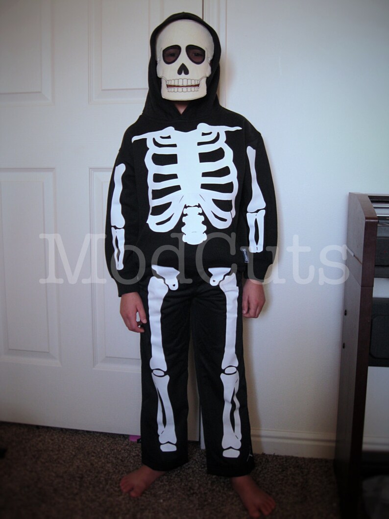 Skeleton Costume SVG Files Design Halloween Costumes Skeletons | Etsy