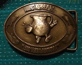 Vintage Kool-Aid Man Belt Buckle