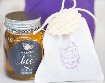 Honey Jar Wedding Favors - Wedding Favors for Guests - Bridal Shower Favors - Baby Shower Favor - Birthday Party Favor - Wedding Favor Honey