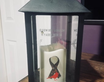 Remembrance Lantern/Personalized Lantern/Memory Lantern/Memorial Lantern/Legacy Lantern/Memorial Gift/In Loving Memory/In Memory Of/Pet Loss