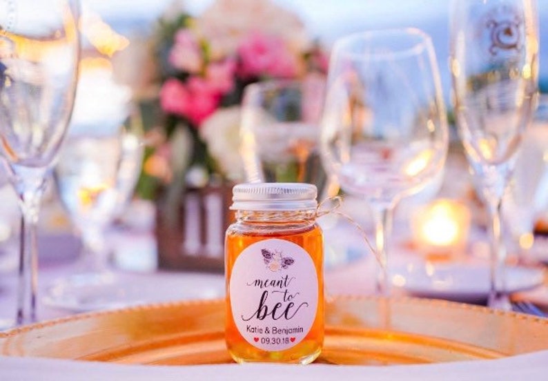 Honey Jar Wedding Favorscustom Honey Favorsthe Perfect Etsy