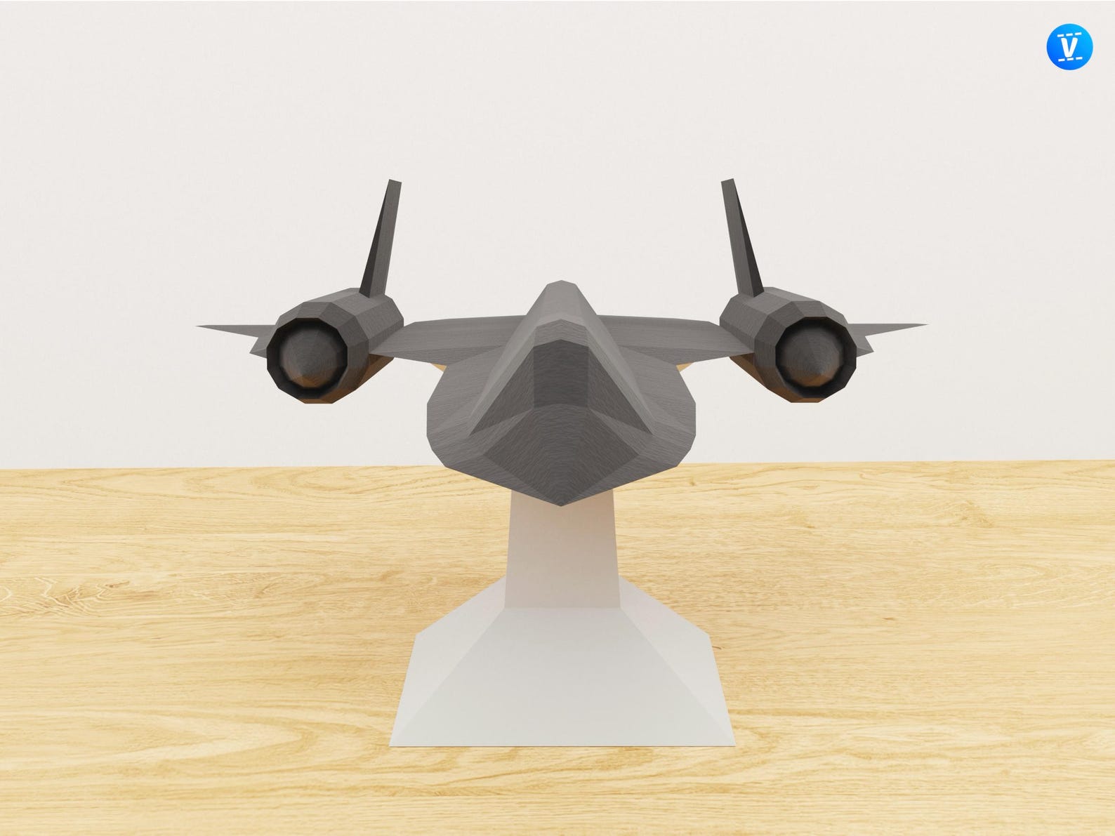 PR71 Jet Papercraft Template Pack - Inspired by the SR71 | Printable ...