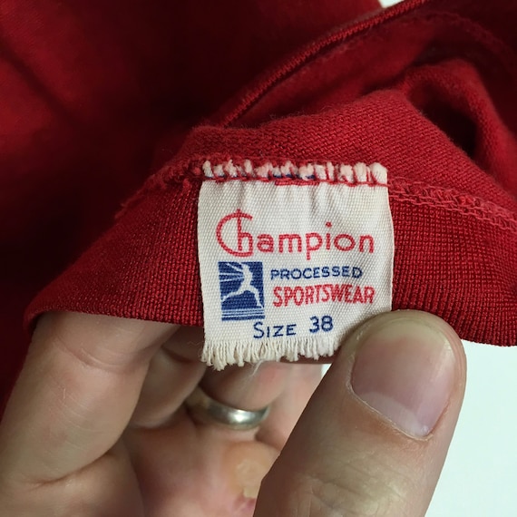 40s/ 50s Champion Runner Tag Jersey, Made in USA (