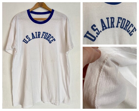 60s U.S. Air Force Ringer Tee, Tube Knit PT T-shi