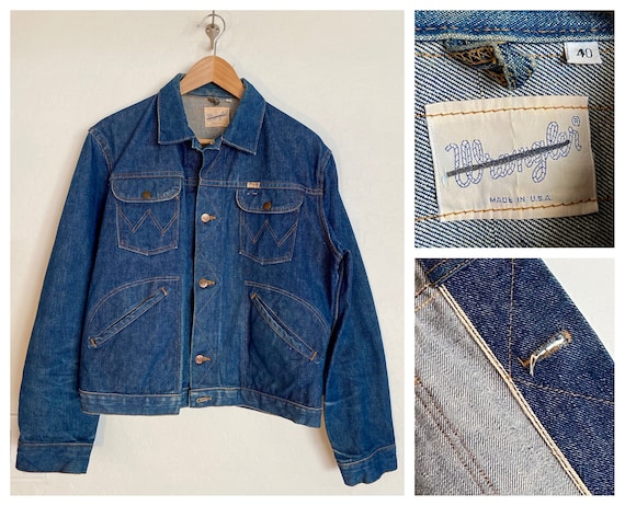 60s Wrangler 124MJ Selvedge Denim Jean Jacket, Mad