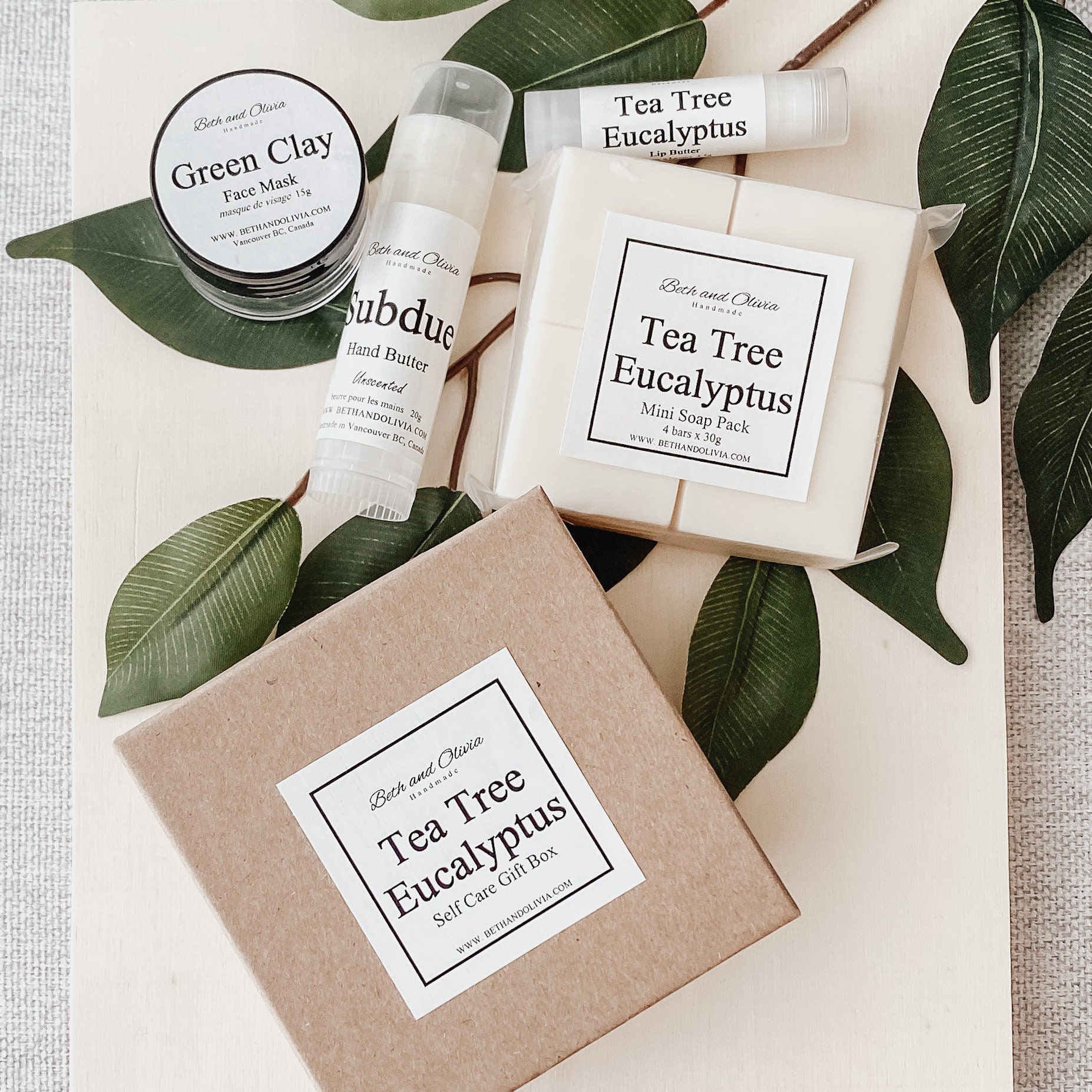 Tea Tree Eucalyptus Self Care Gift Box tea tree gift set Etsy