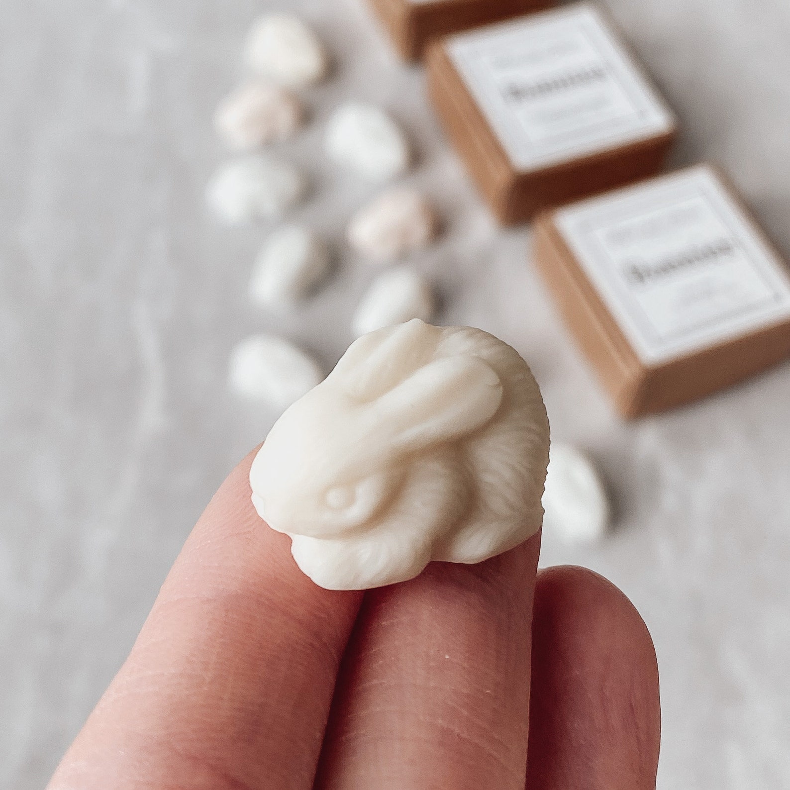 Set of 4 Rabbit Soaps Bunny soap mini rabbit soap guest Etsy