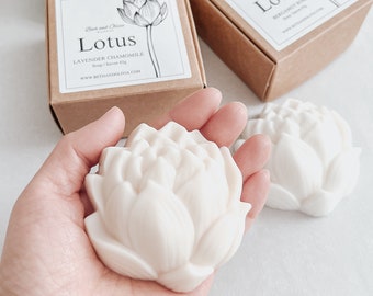 Lotus Soap, soap favors, bridal shower favors, rose soap, wedding soap favors, lotus flower soap, essential oil soap, bridesmaid gift