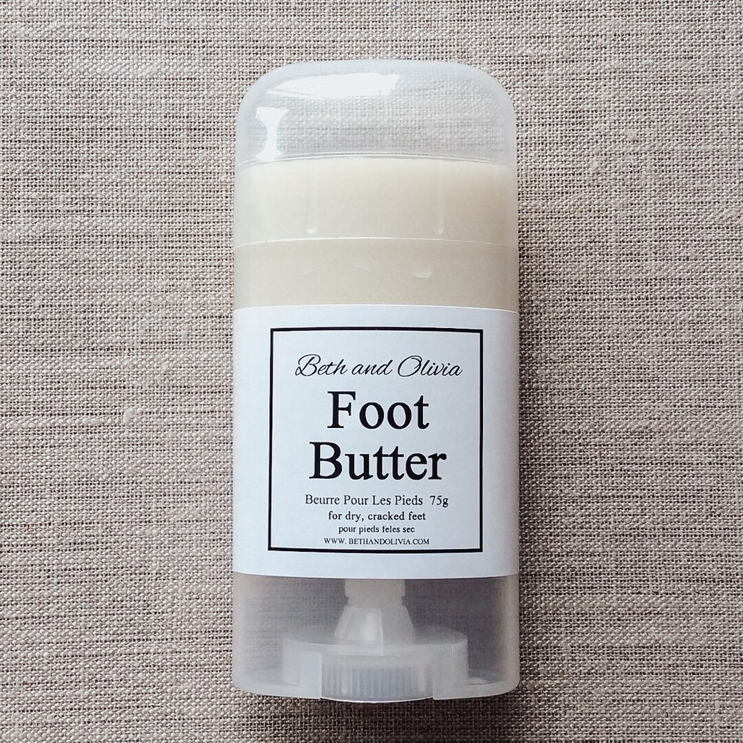 Foot Butter 75g Natural Foot Balm Peppermint Foot Lotion Etsy