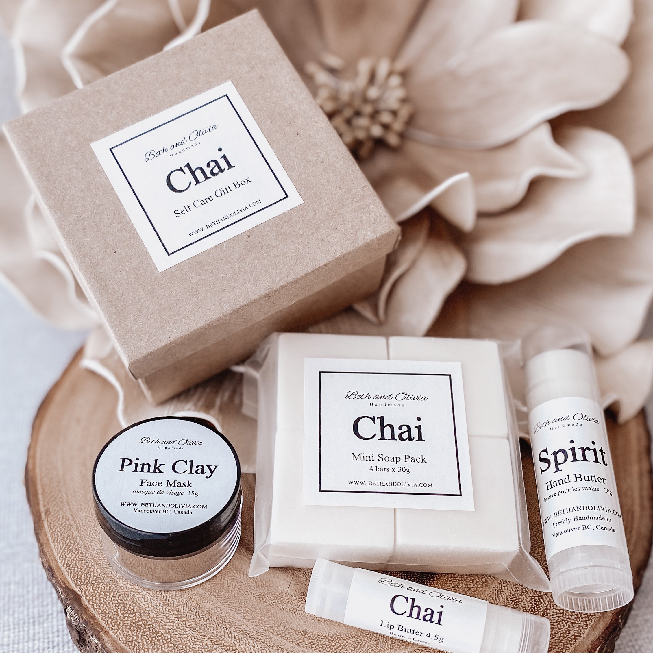 Chai Self Care Gift Set bodycare gift set skincare gift