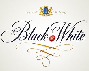 Black & White - premium quality font