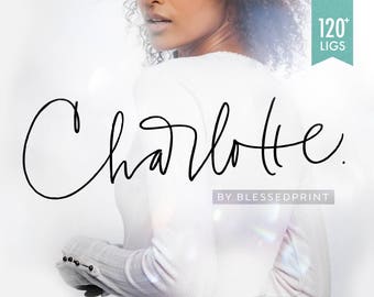 Charlotte Font Script with 120 Ligatures