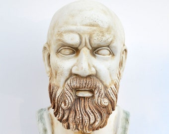 Ancient Greek philosopher Socrates Great sculpture statue bust artifact