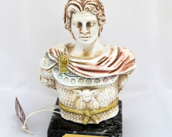 Alexander the Great the most successful commander in history sculpture bust