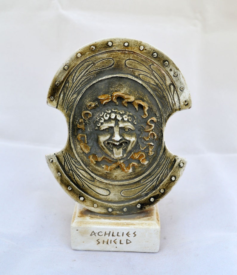 Achilles Shield miniature sculpture image 1