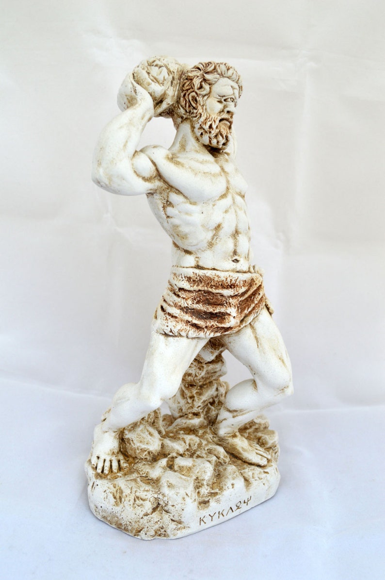 Cyclops Ancient Greek Mythology one eye Giant sculpture