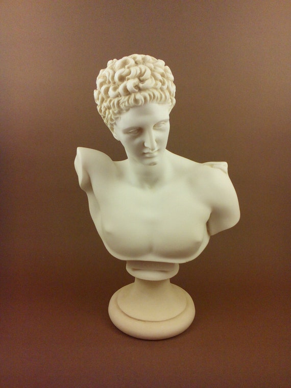 Hermes Alabaster big sculpture bust 