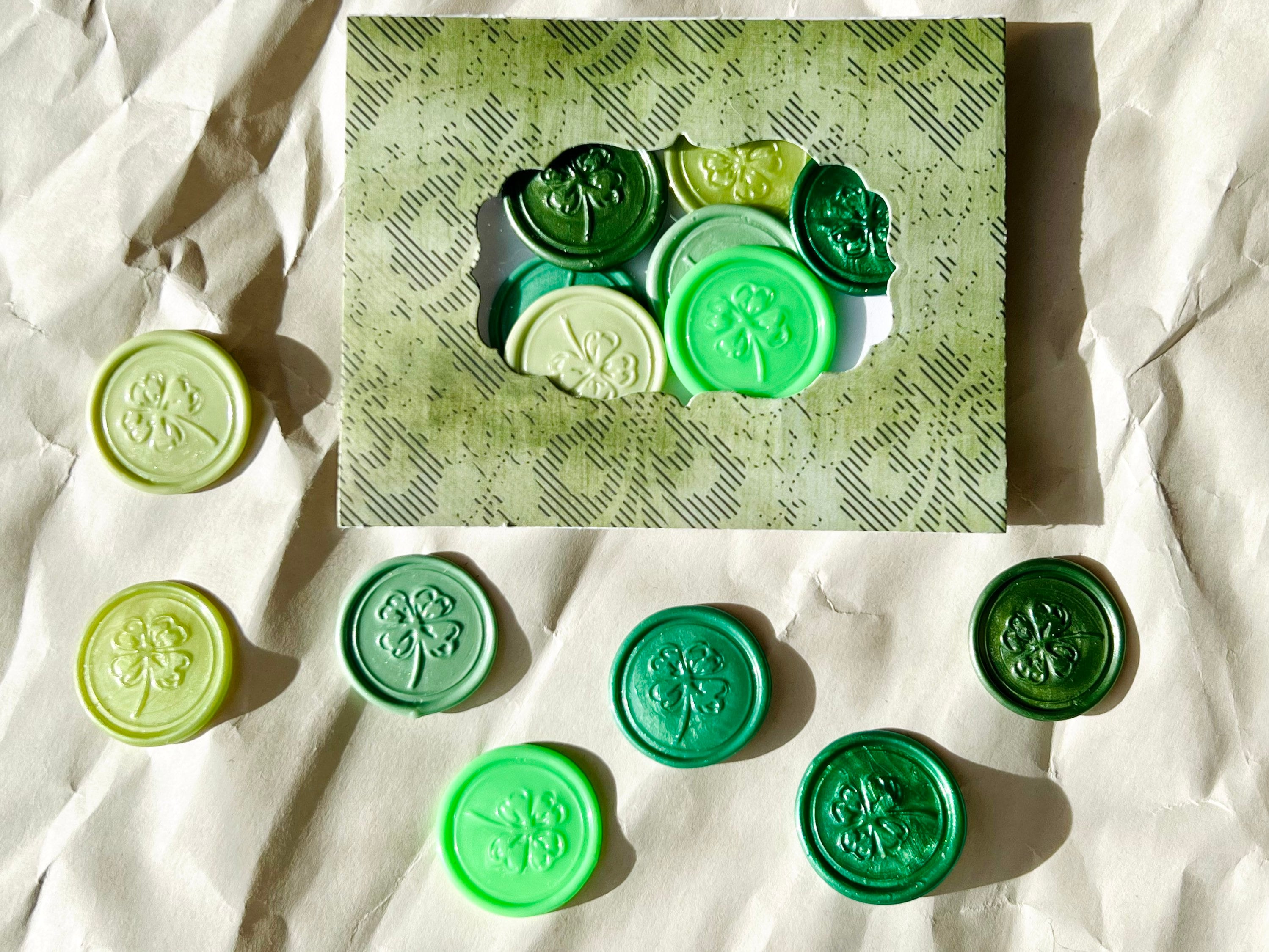 Wax Seal Sticker Green