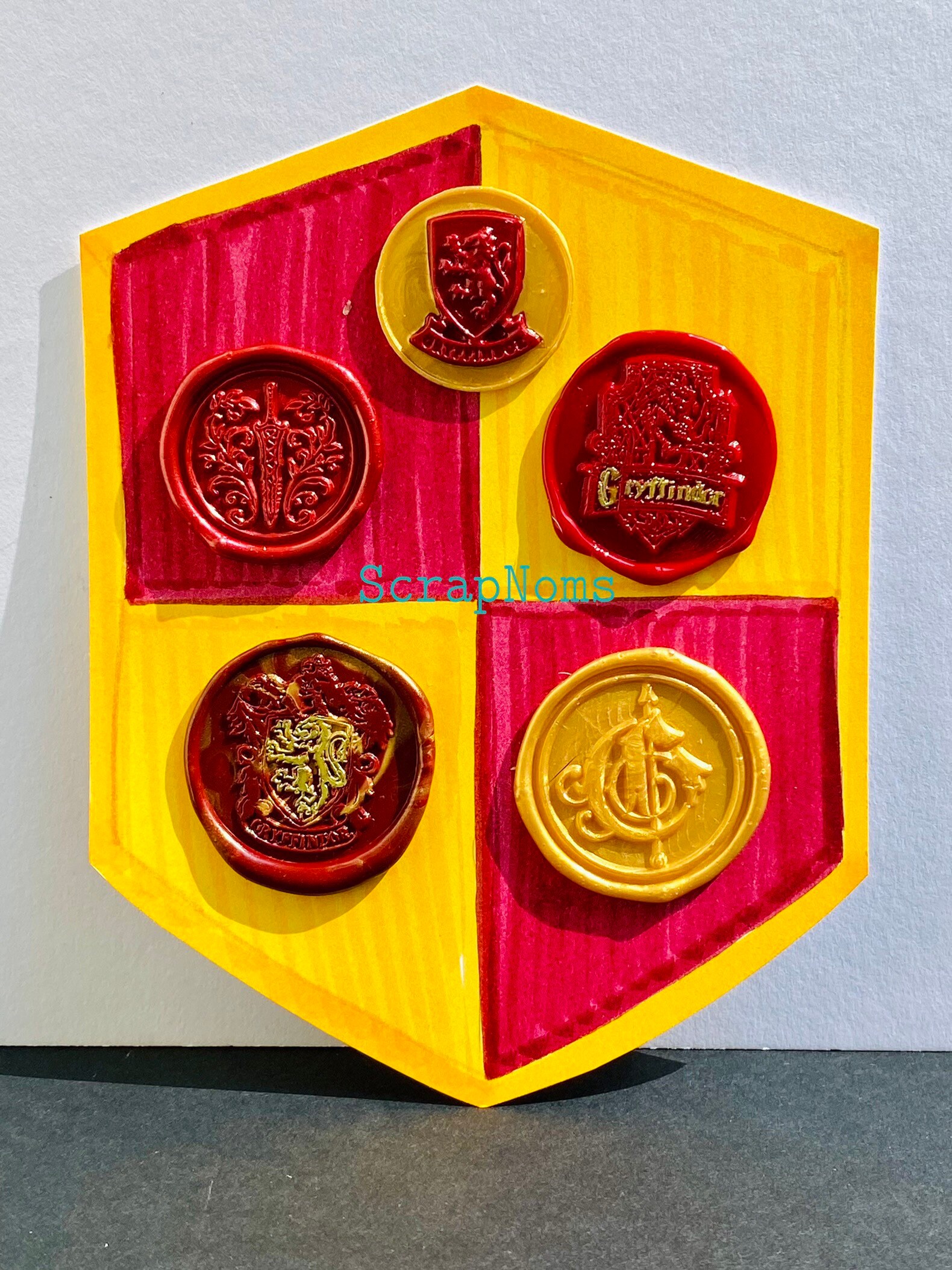 Gryffindor wax seal crest collection harry potter hogwarts | Etsy