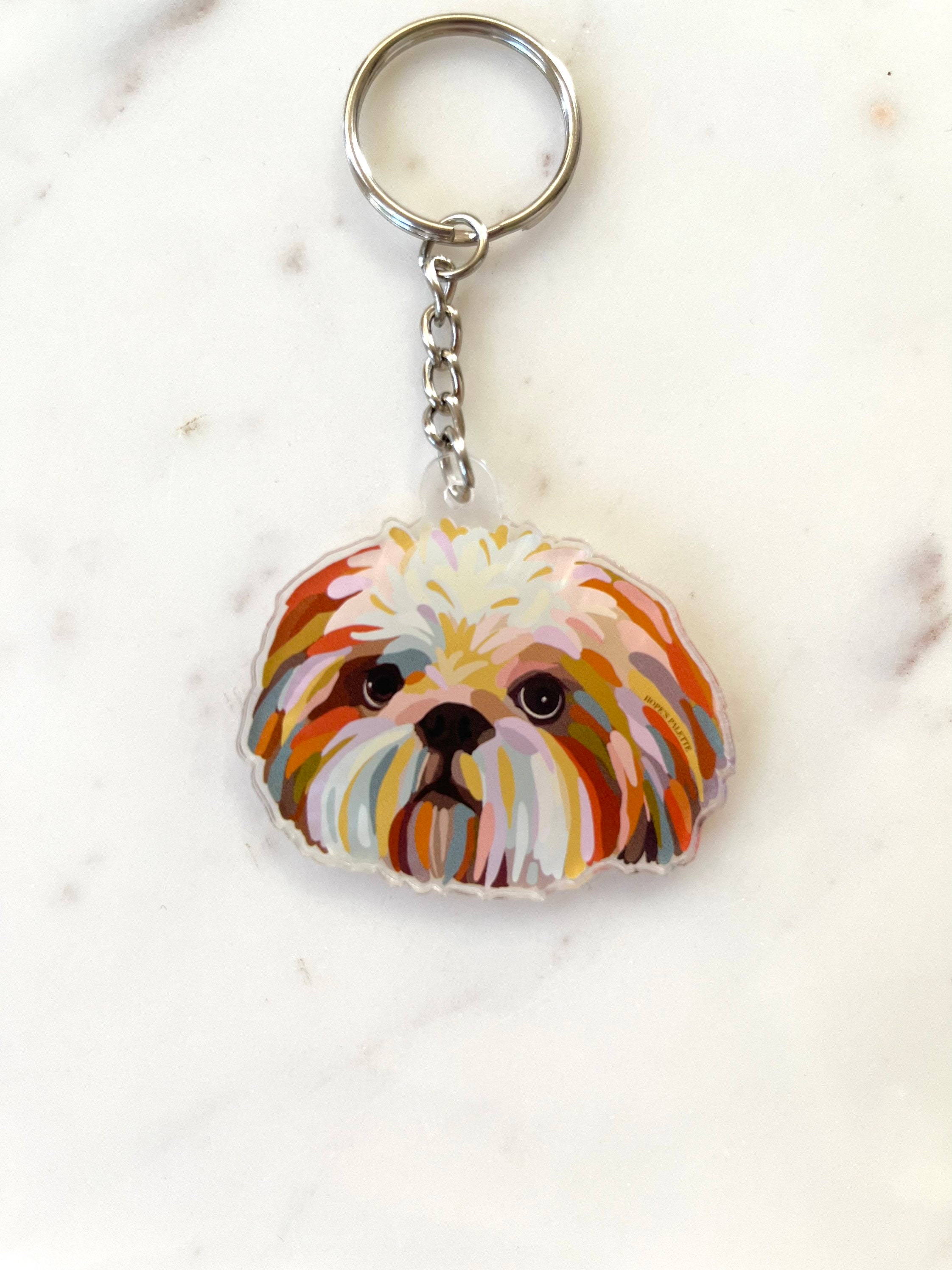 Shih Tzu Keychain Shih Tzu Keychain
