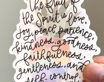 The Fruit of the Spirit Vinyl Sticker