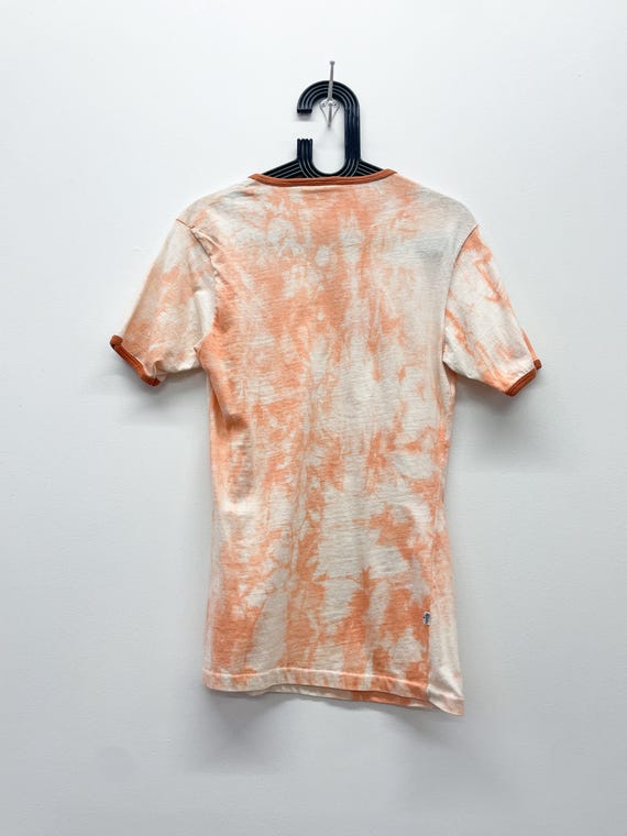 1970s Vintage Levi's Orange Tie Dye Ringer T-Shirt - image 3