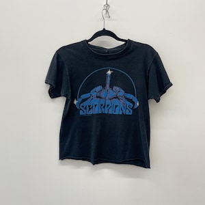 1970s Vintage Scorpions Cutoff Tee Shirt 1979