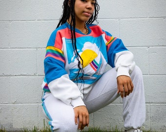 adidas rainbow sweater