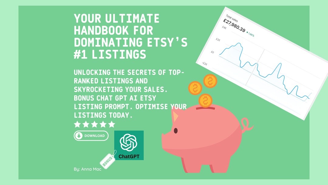 Dominating Etsy's 1 Listing Your Ultimate Handbook for Etsy