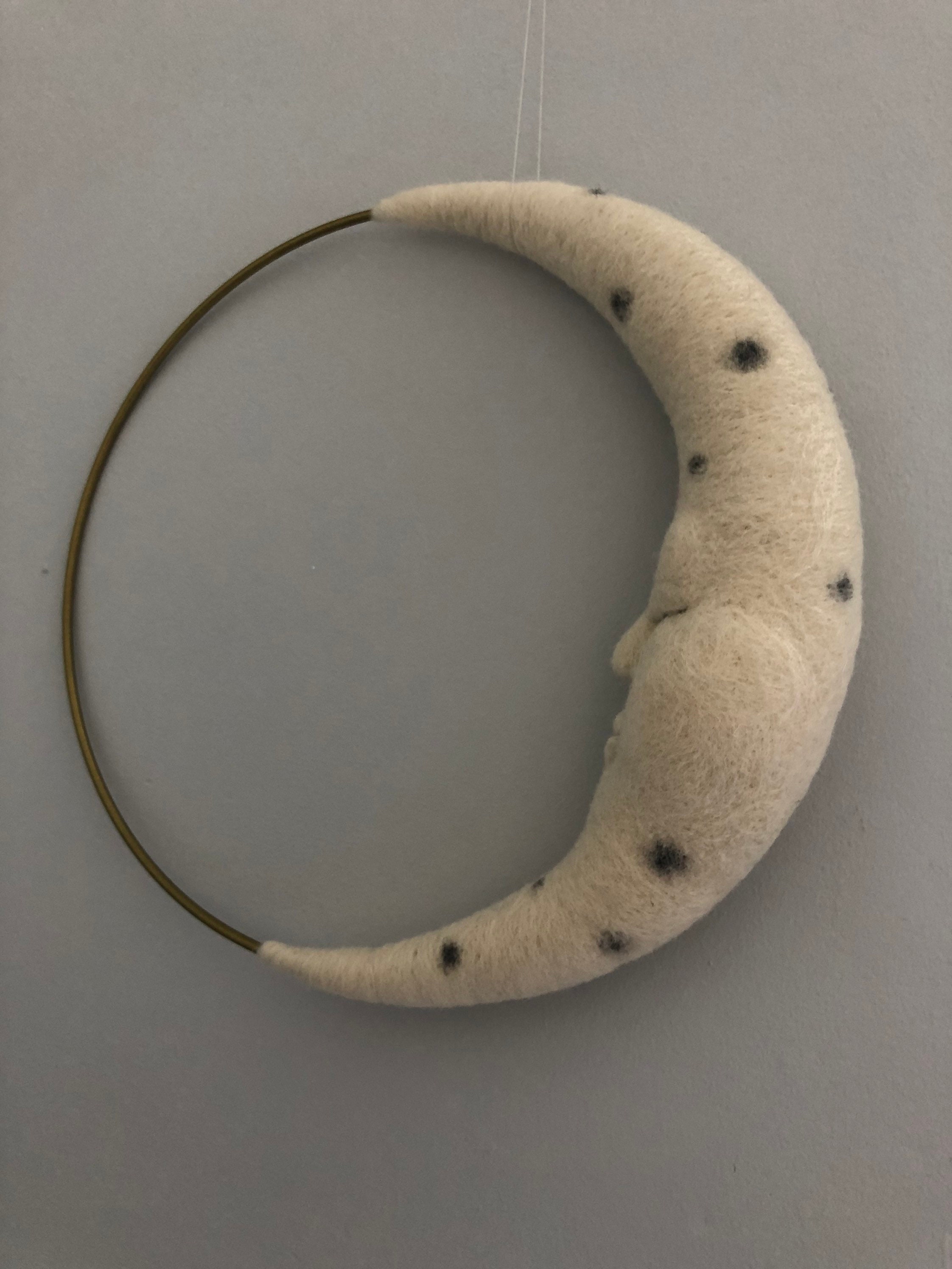 Crescent moon decoration Etsy