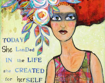 Today She Landed In The Life She Created For Herself