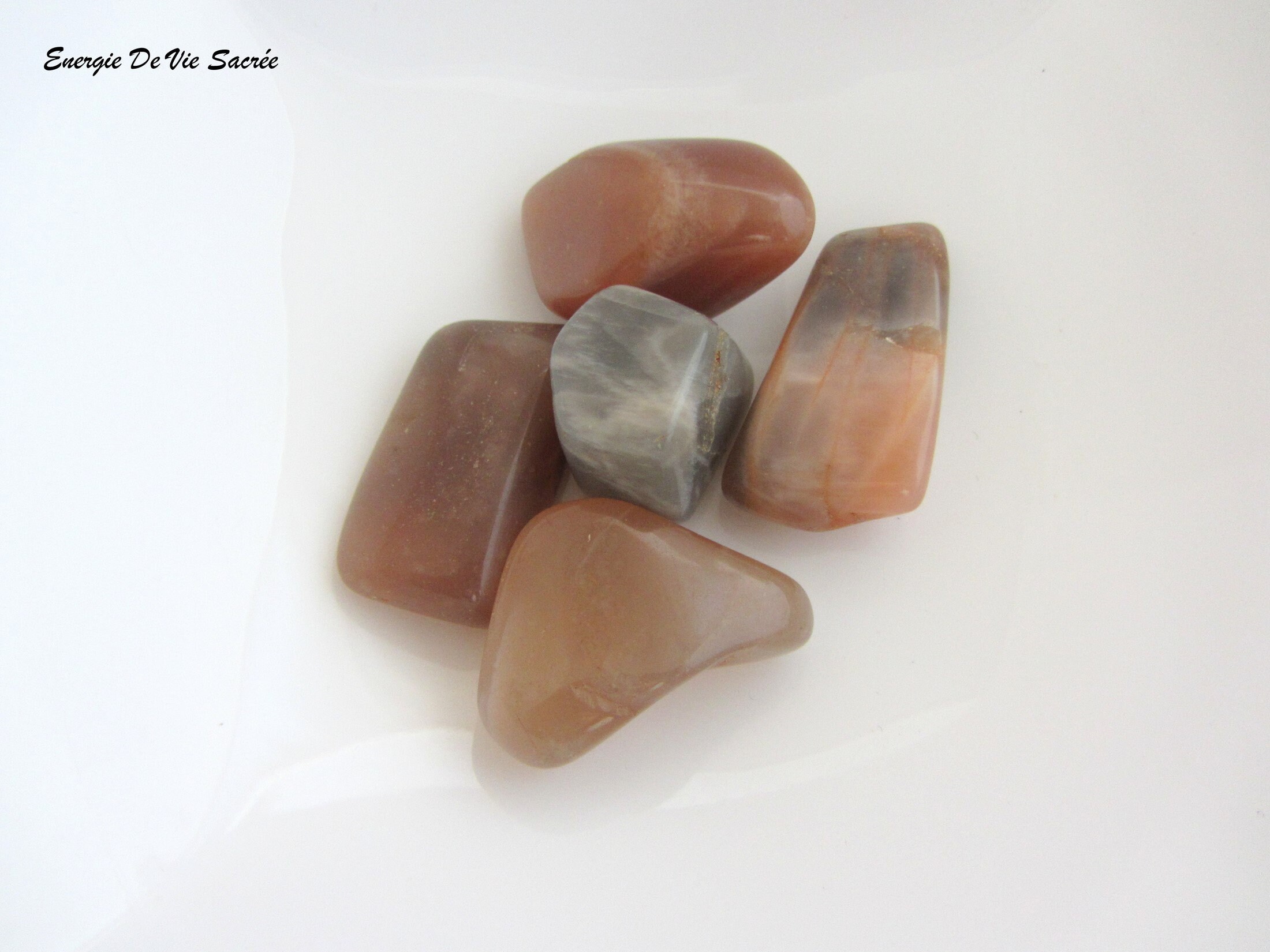 Pierre de Lune, Pierre Roulée 20 à 35mm, Qualité A, La Féminité, Bonheur, Intuition