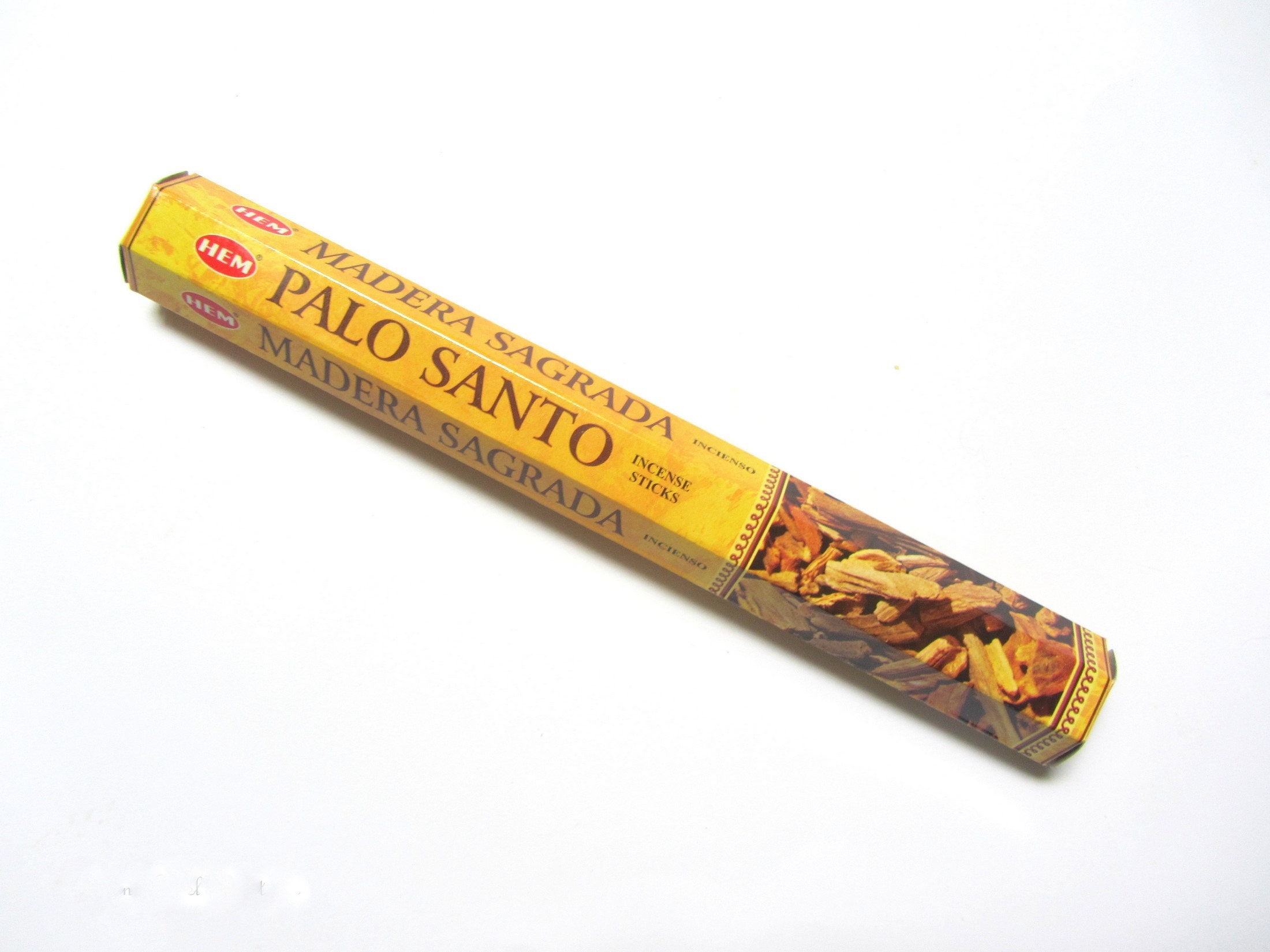 Encens Palo Santo, Encens Naturel d'inde Boîte de 20 Bâtonnets, Hem
