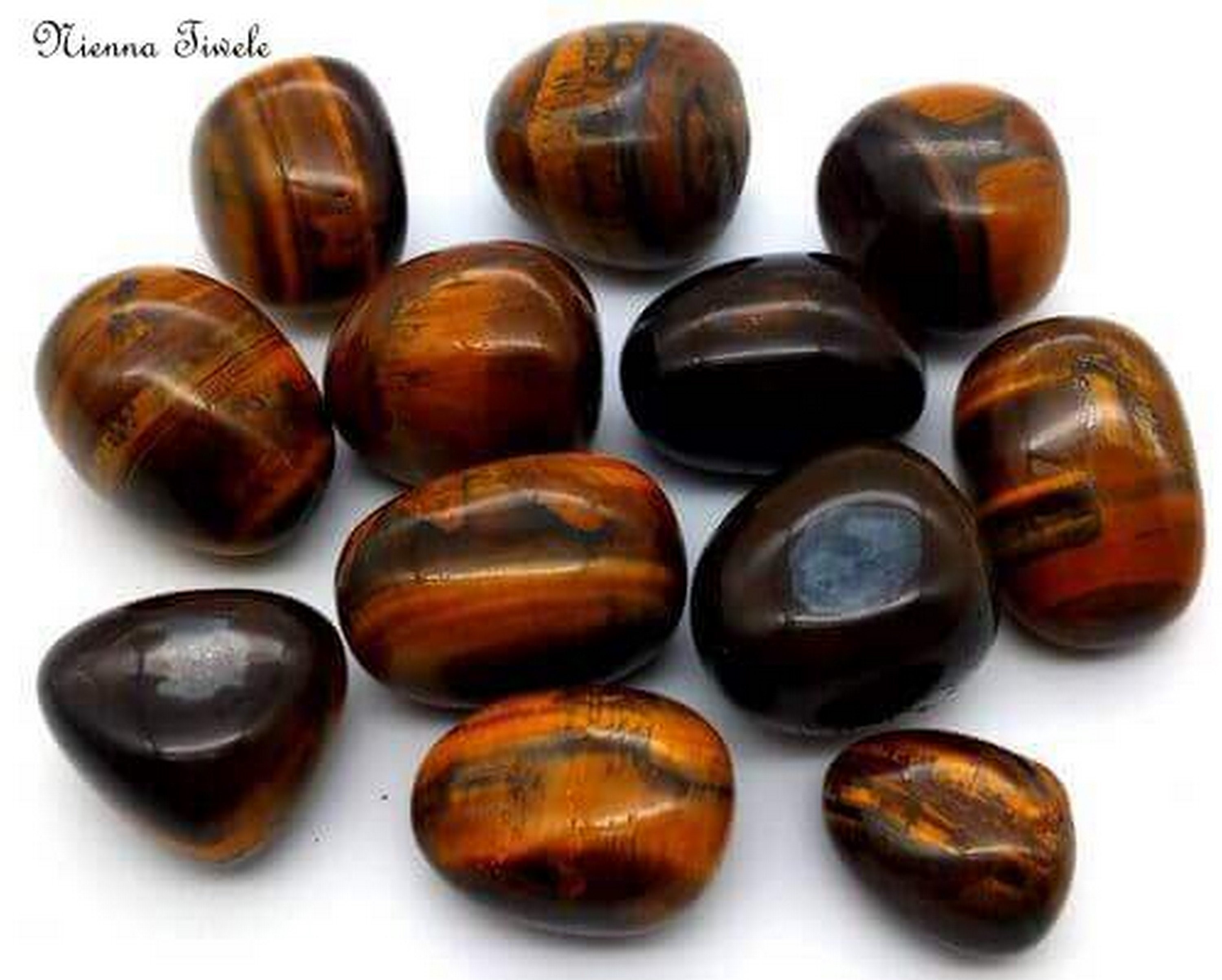 Oeil de Tigre Pierre 20 à 30mm, Qualité A, Enfant, Protection Prospérité, Roulée