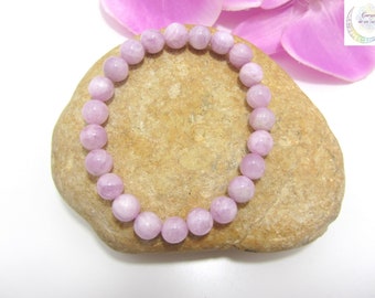 Kunzite bracelet AA+  natural gemstone – elegant handmade jewelry