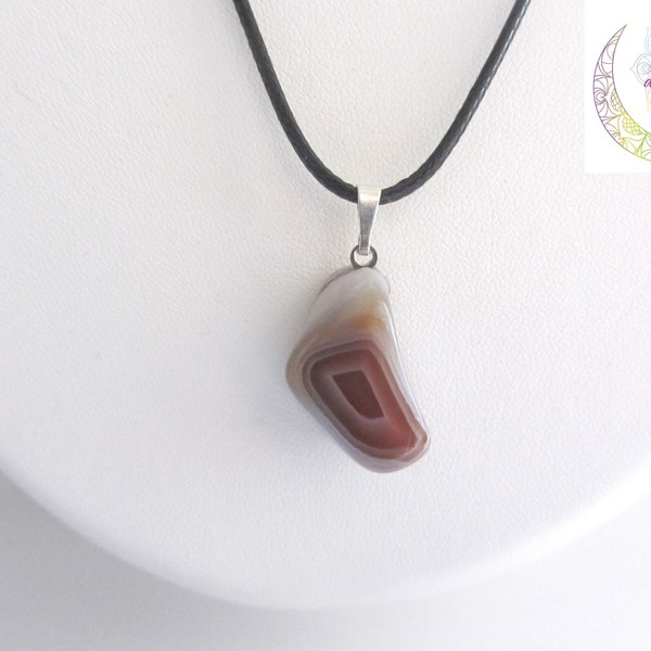 Pendentif agate du botswana