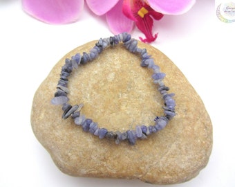 Baroque tanzanite bracelet, natural stone