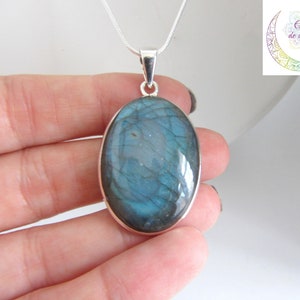 Labradorite pendant sterling silver 925