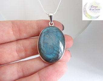 Labradorite pendant sterling silver 925