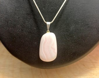Manganocalcite Pendant – Stone of Love, Comfort & Harmony – Healing Crystal Jewelry
