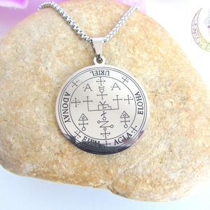 Archangel Uriel necklace,  protection amulet, talisman