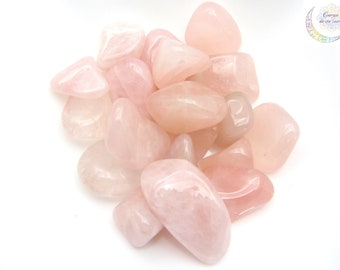 Rose quartz stone, quality AA, 10-30mm