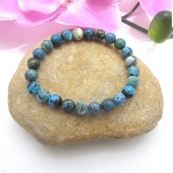 Bracelet opale bleu qualité A